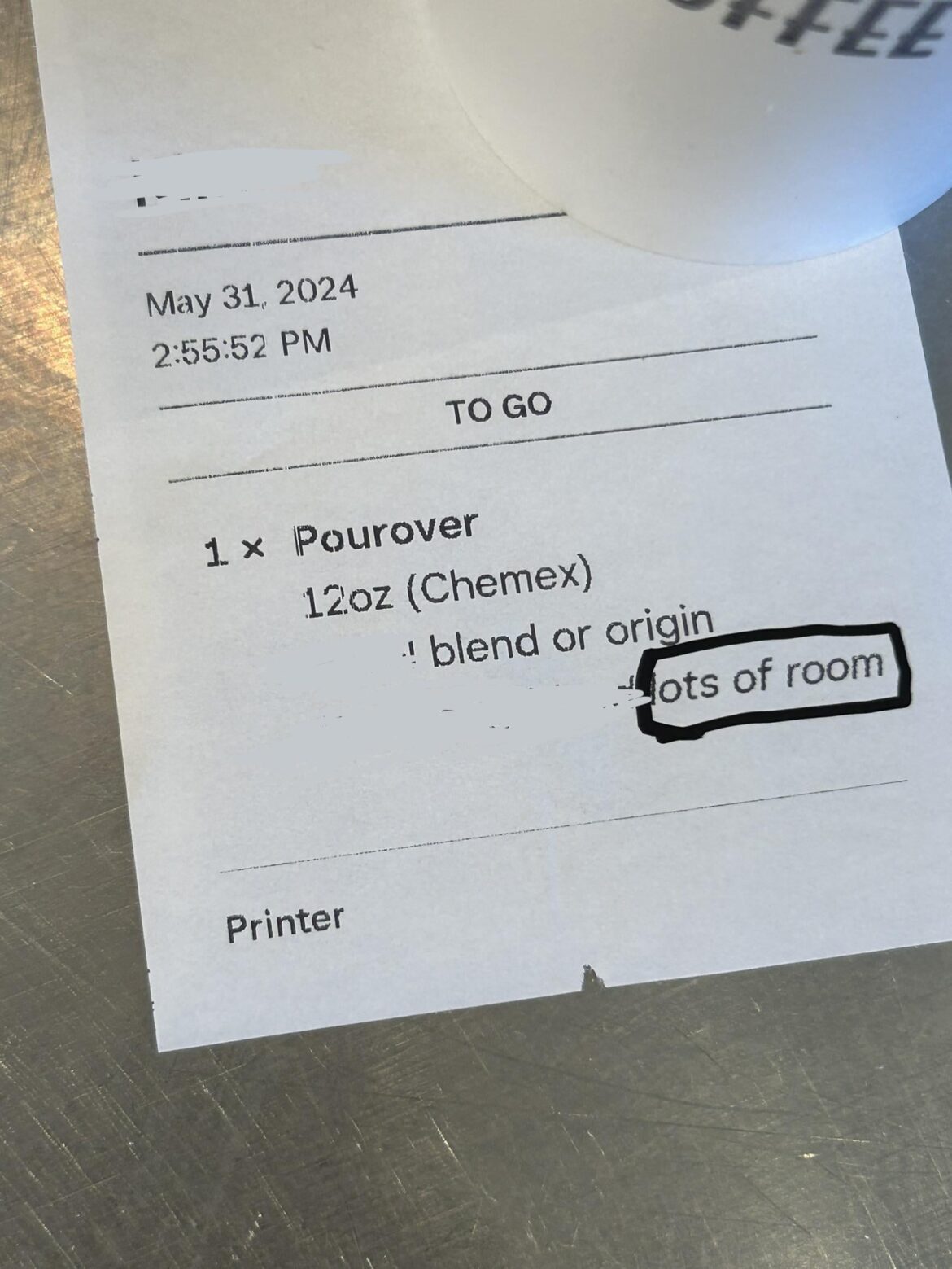 When a customer orders a pour over with cream, does it annoy you? Genuinely curious.
