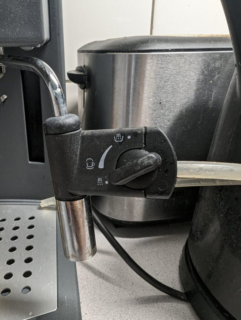 Question about milk steamer