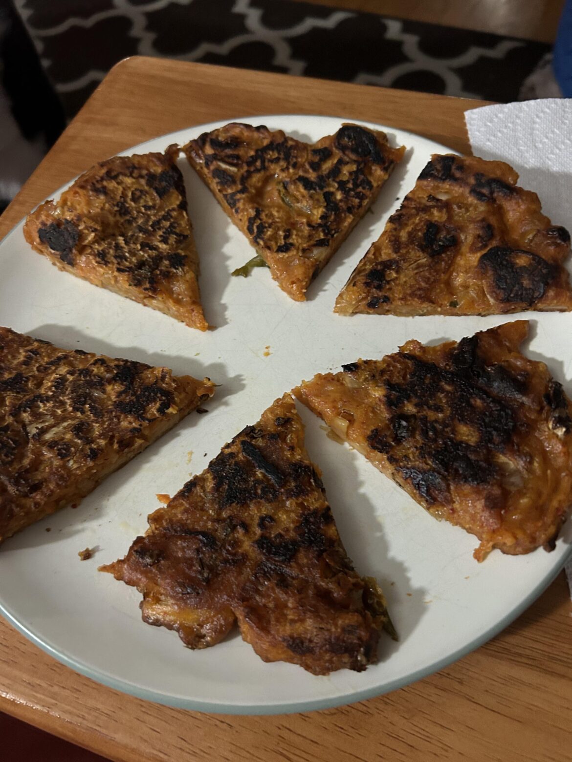 First time making kimchi pancake