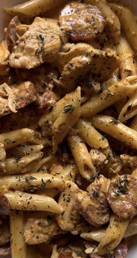 Creamy Chicken & Chorizo Pasta