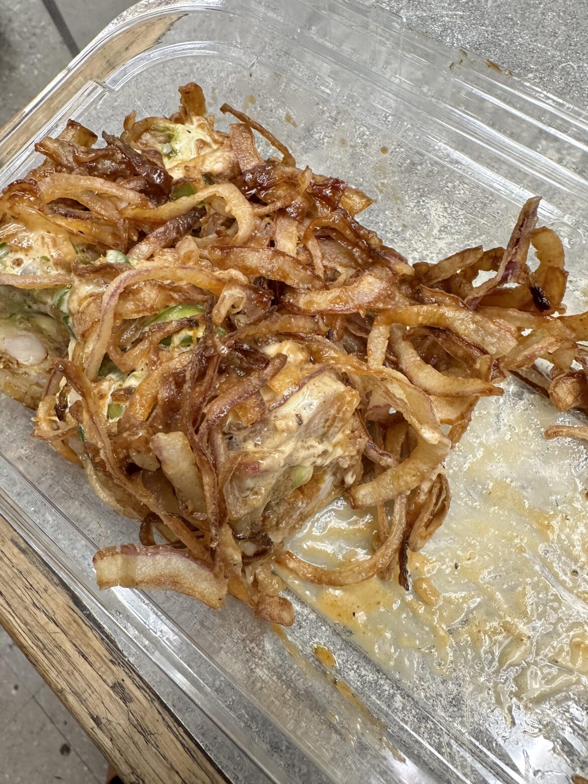 Would I like some sushi with that onion?