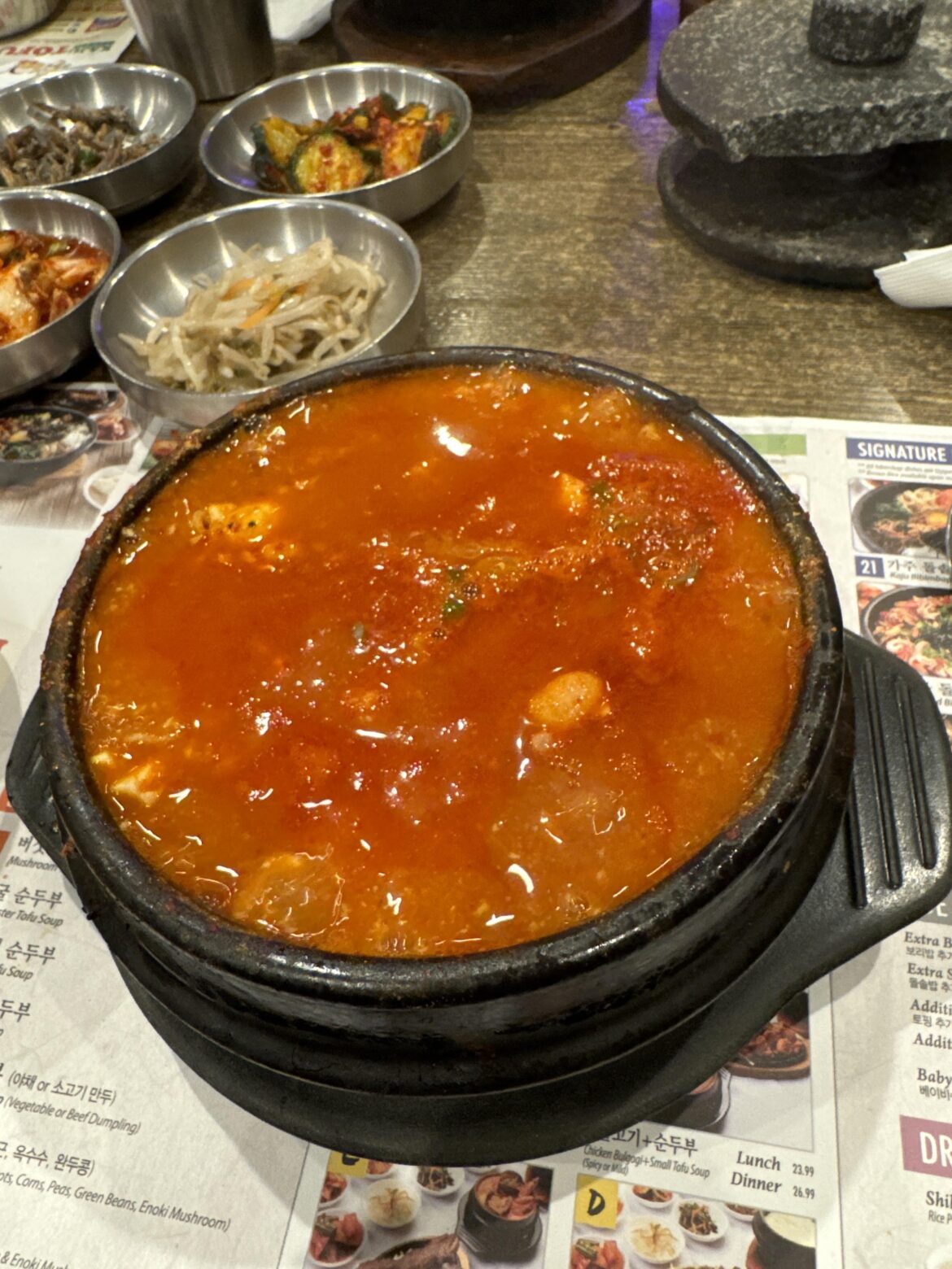 What is your favorite 순두부 meat/inclusion?