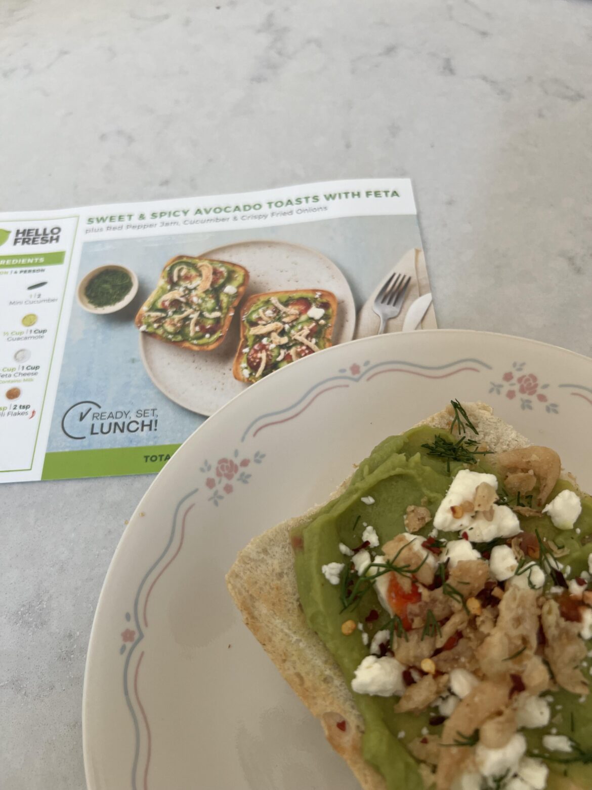 Sweet & Spicy Avocado Toast