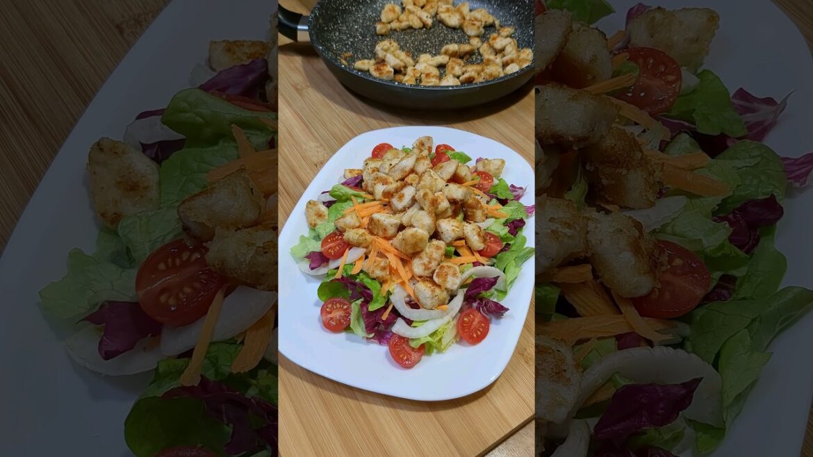 POLLO SABBIOSO Ricetta Facile #shorts #insalata POLLO SABBIOSO Ricetta Facile #shorts #insalata