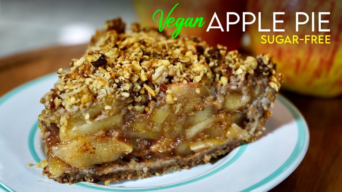 VEGAN APPLE PIE ❤️ gluten-free, sugar-free, and scrumptious for the holidays! VEGAN APPLE PIE ❤️ gluten-free, sugar-free, and scrumptious for the holidays!