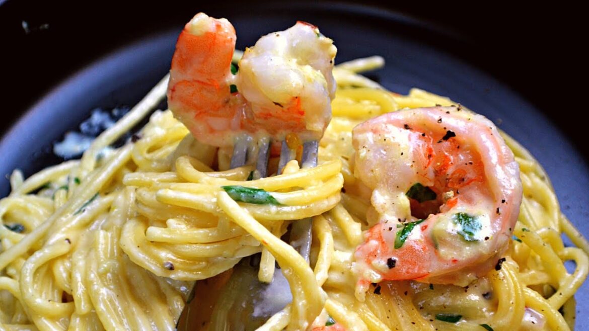 Instant Pot Lemon Garlic Shrimp Pasta