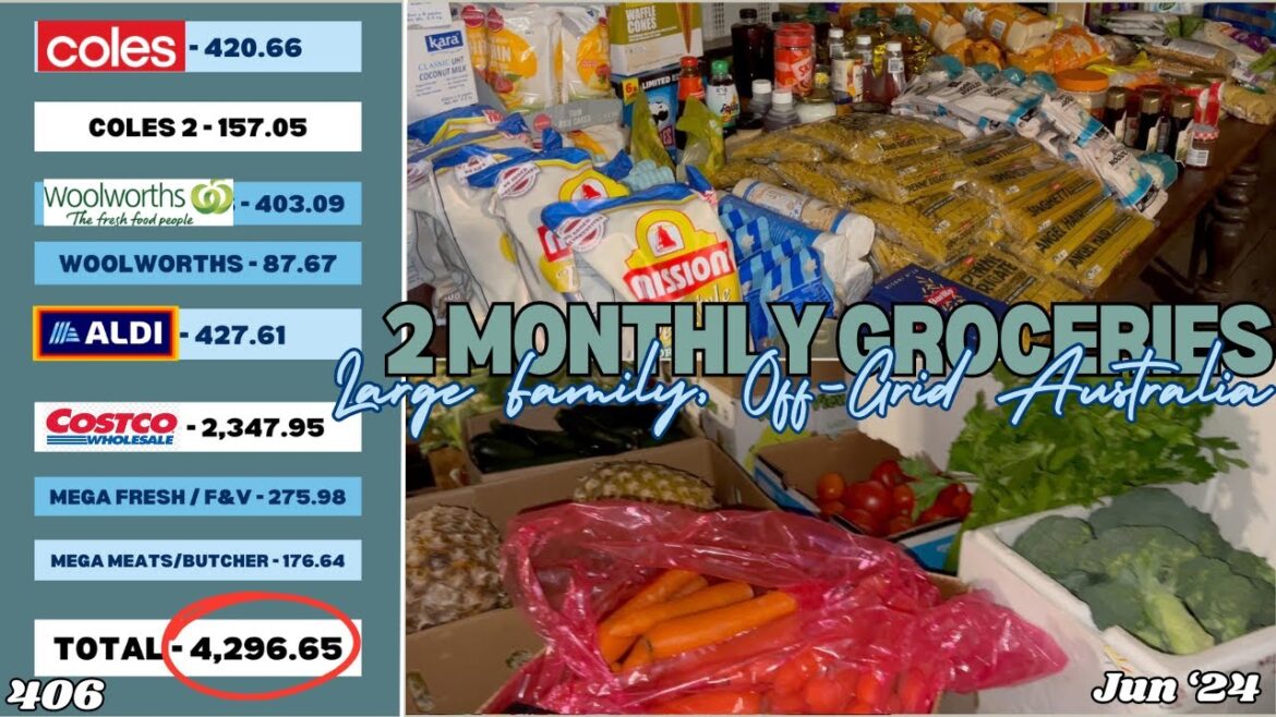 406 – June Two Monthly Grocery haul | Supply run | Big Winter Stock up! – Off Grid Australia 406 - June Two Monthly Grocery haul | Supply run | Big Winter Stock up! - Off Grid Australia