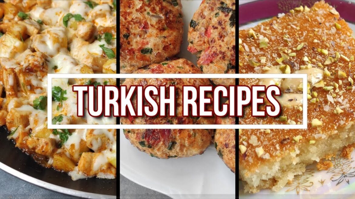 Turkish Style Chicken | Turkish Chicken Adana Kebab | Basbousa Recipe  @mamagician