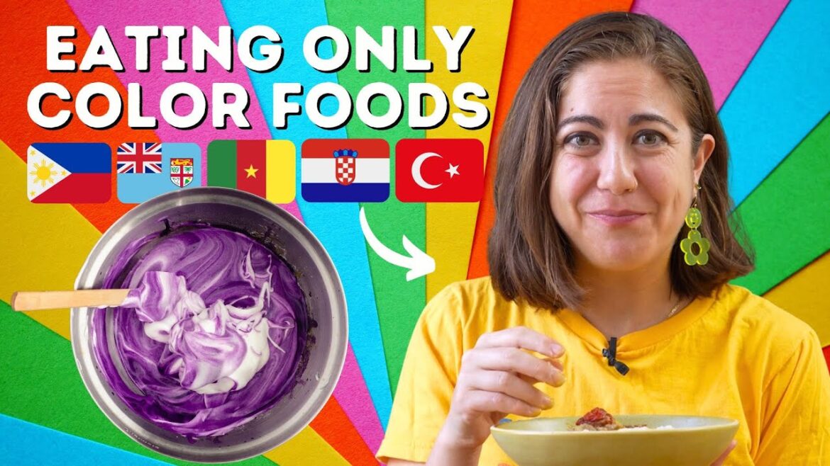 Trying the Most Colorful Foods in the World! Trying the Most Colorful Foods in the World!