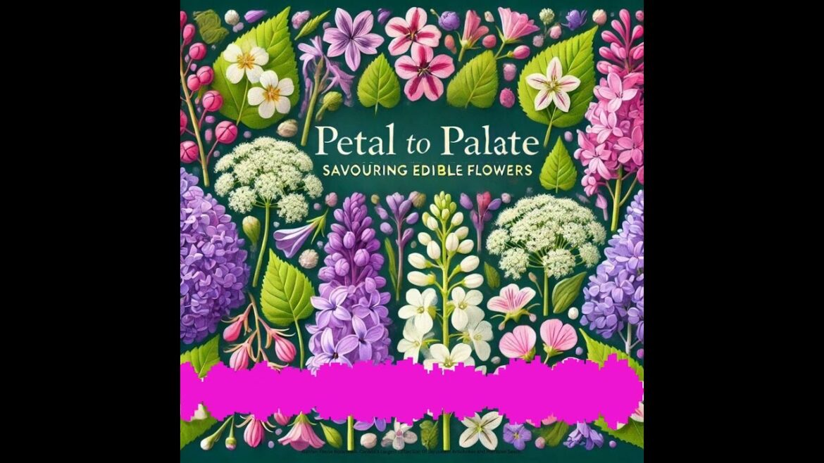 Petal to Palate - Savouring Edible Flowers. Flower Power Series Part Five