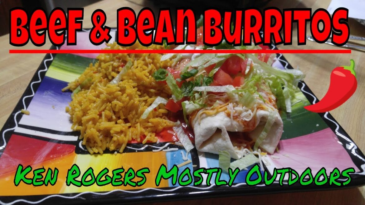 Beef and Bean Burritos | Mexican Style Burrito