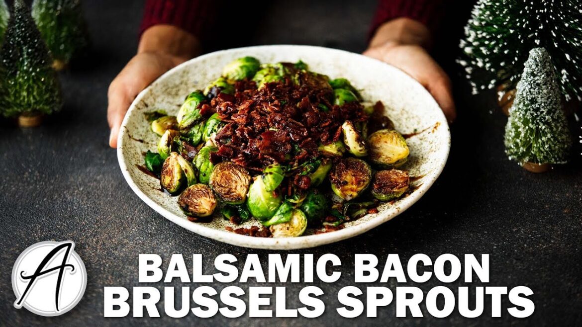How to Make Balsamic Bacon Brussels Sprouts | Easy Holiday Side Recipe