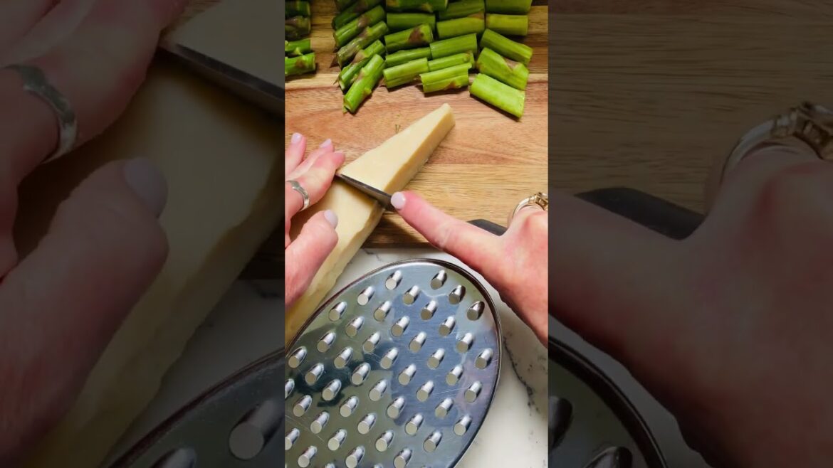 Chicken & Asparagus Risotto made with Barley ASMR | #barley #risotto #chicken