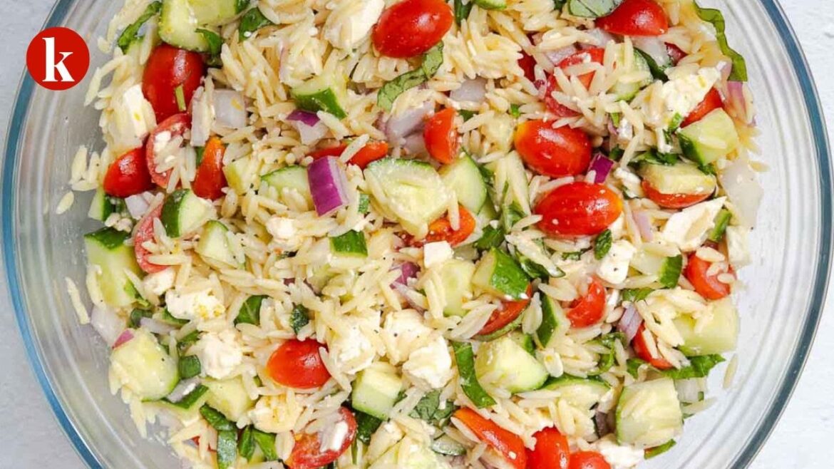 Lemon & Feta Orzo Pasta Salad Recipe Lemon & Feta Orzo Pasta Salad Recipe