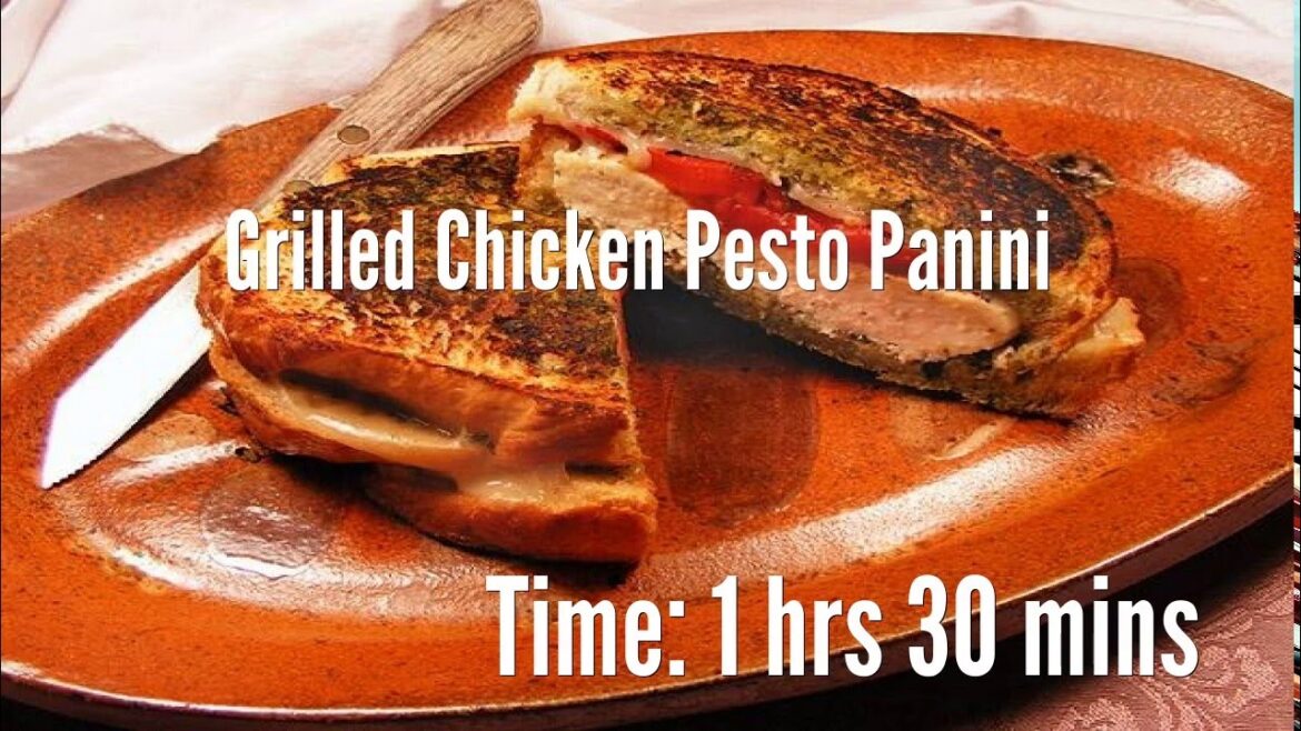 Grilled Chicken Pesto Panini Recipe