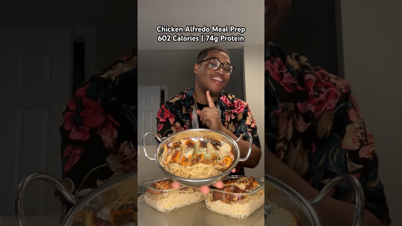 Chicken Alfredo Meal Prep Low Calorie High Protein Dining and Cooking