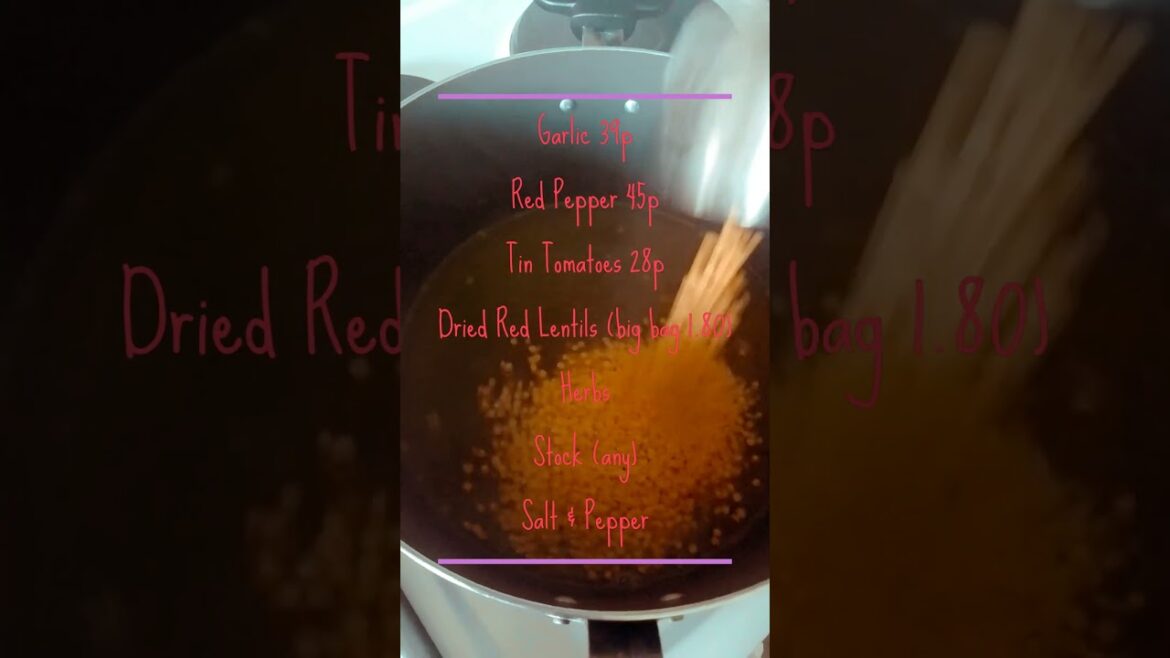 Tomato, Red Lentil & Red Pepper Stew