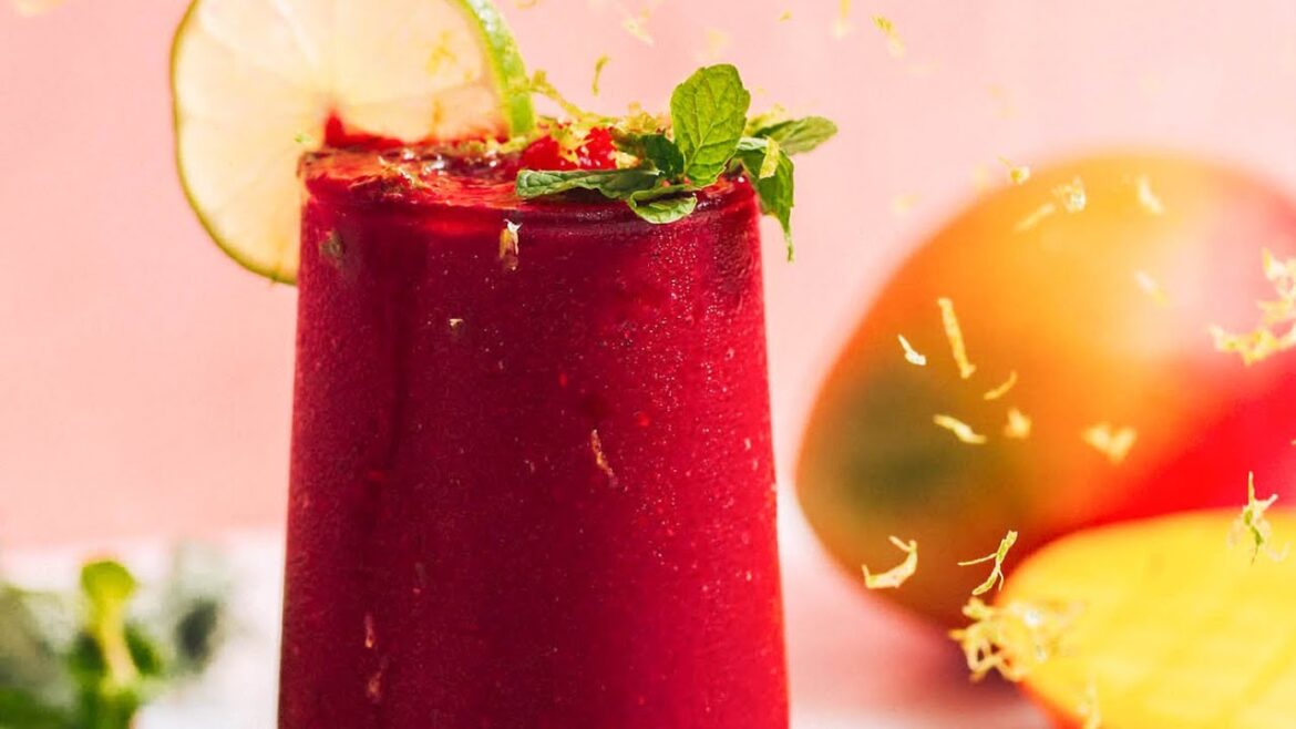 Vibrant Mango Beet Smoothie | Minimalist Baker Recipes Vibrant Mango Beet Smoothie | Minimalist Baker Recipes