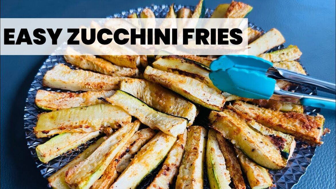 Best ZUCCHINI FRIES Recipe | easy,low-carb and healthy