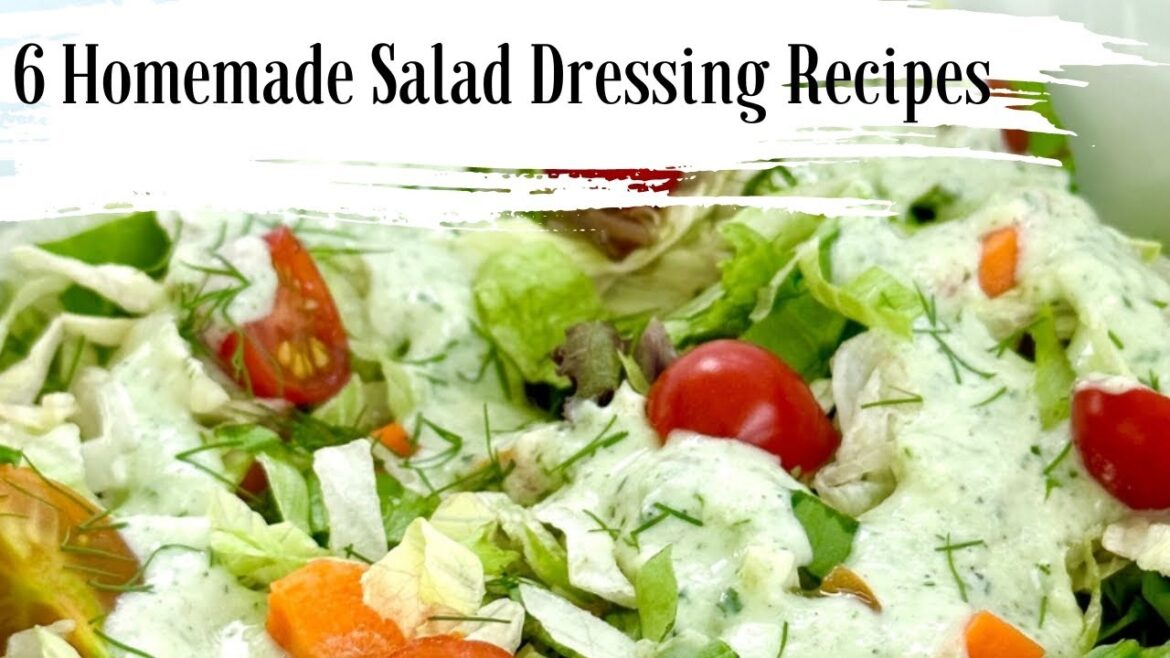 6 Easy Salad Dressings You Can Make at Home to Keep it Fresh All Summer Long! 6 Easy Salad Dressings You Can Make at Home to Keep it Fresh All Summer Long!