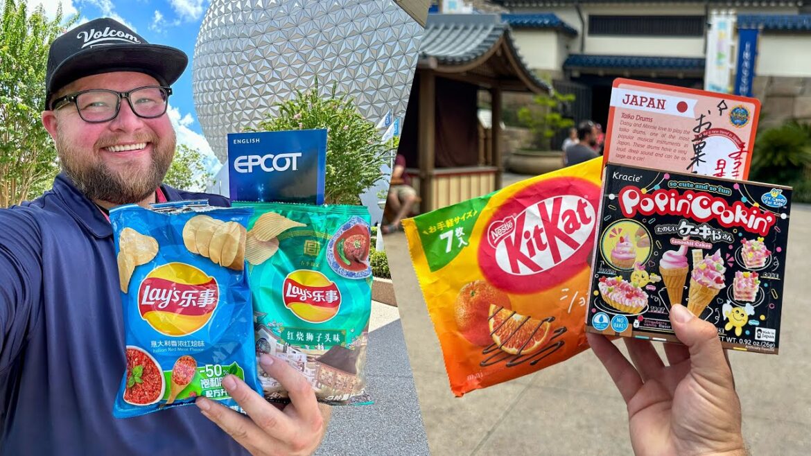 Epcot World Showcase 2024: Trying SNACKS From Each Country In EPCOT | Disney Food | Disney World