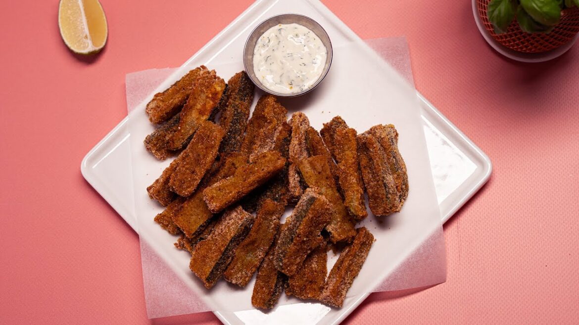 Crispy oven-baked zucchinis - they are so delicious! In the summer, you should eat more zucchini