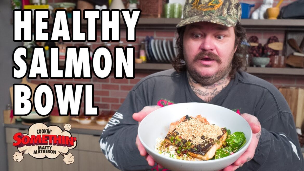 Post-Workout Meal of Champions: Healthy Salmon Bowl | Cookin’ Somethin’ w/ Matty Matheson Post-Workout Meal of Champions: Healthy Salmon Bowl | Cookin' Somethin' w/ Matty Matheson