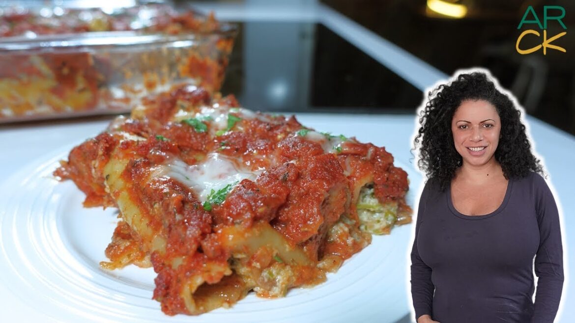 Vegan Cannelloni; deliciously comforting, yet wonderfully light!