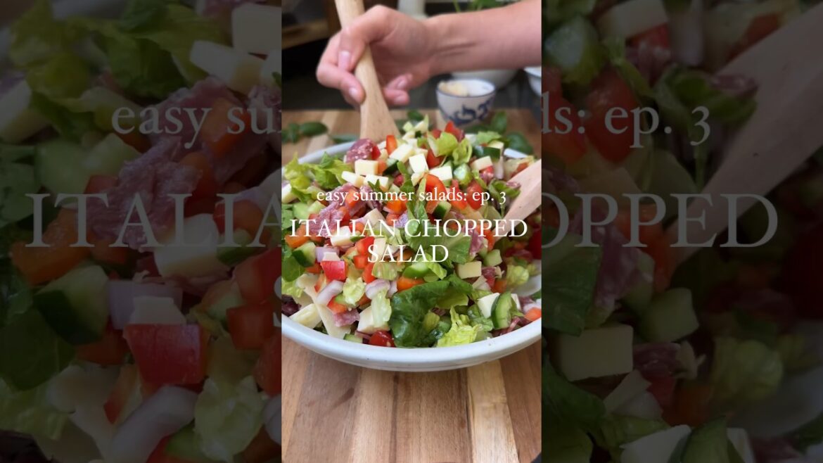 Italian Chopped Salad #salad #italianrecipes #summerrecipes Italian Chopped Salad #salad #italianrecipes #summerrecipes