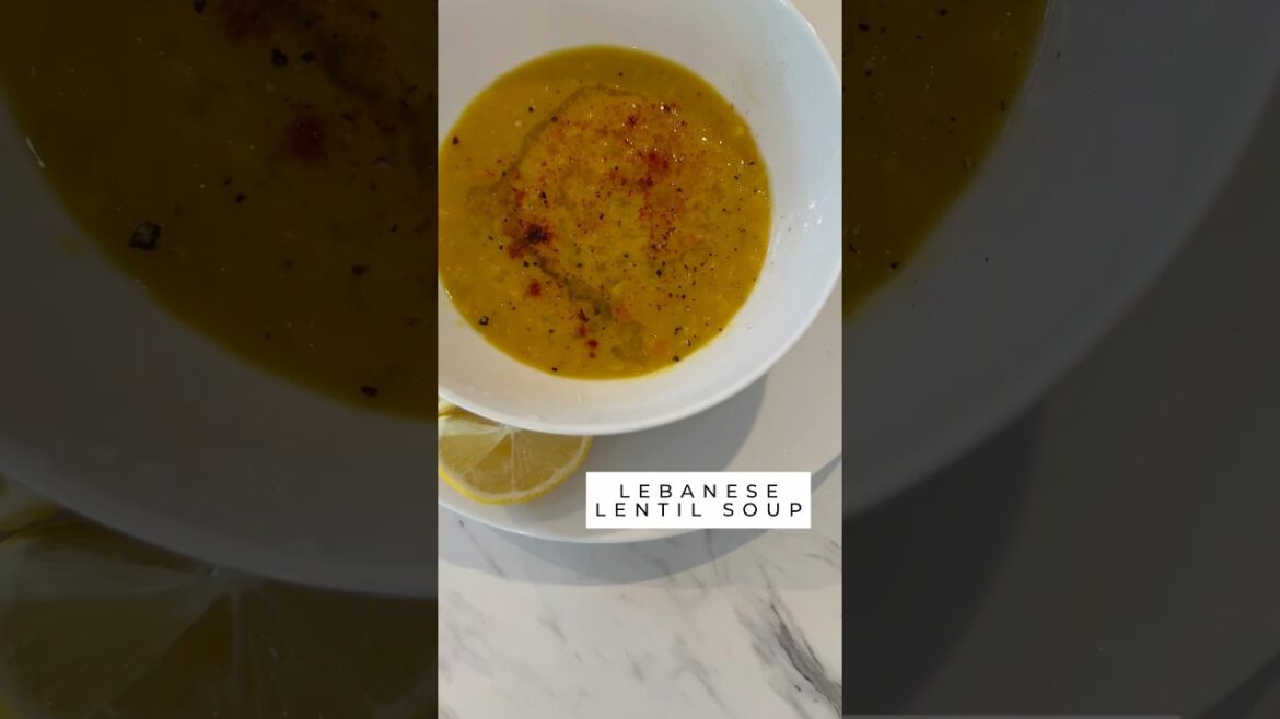 Traditional Lebanese Lentil Soup Recipe | Authentic Easy and Quick Meal Traditional Lebanese Lentil Soup Recipe | Authentic Easy and Quick Meal