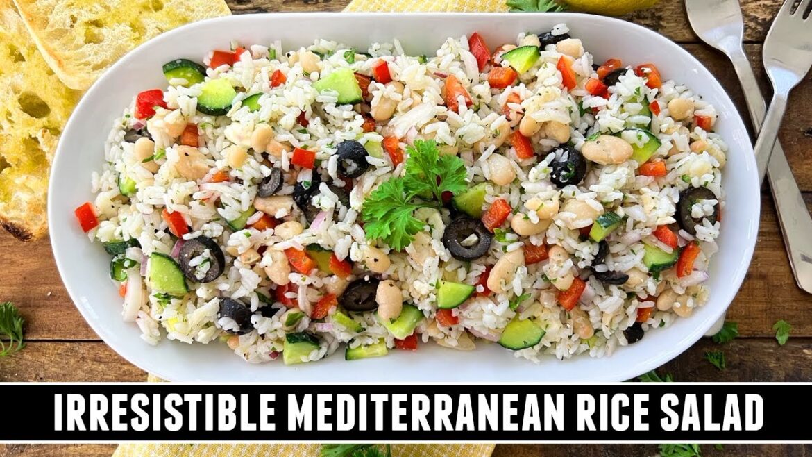 Mediterranean Rice Salad | Healthy and Delicious 30 Minute Recipe Mediterranean Rice Salad | Healthy and Delicious 30 Minute Recipe
