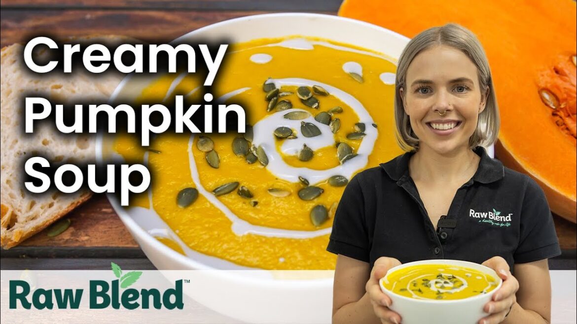 How to make Hot Soup (Creamy Pumpkin Soup Recipe) in a Vitamix Blender | Video How to make Hot Soup (Creamy Pumpkin Soup Recipe) in a Vitamix Blender | Video