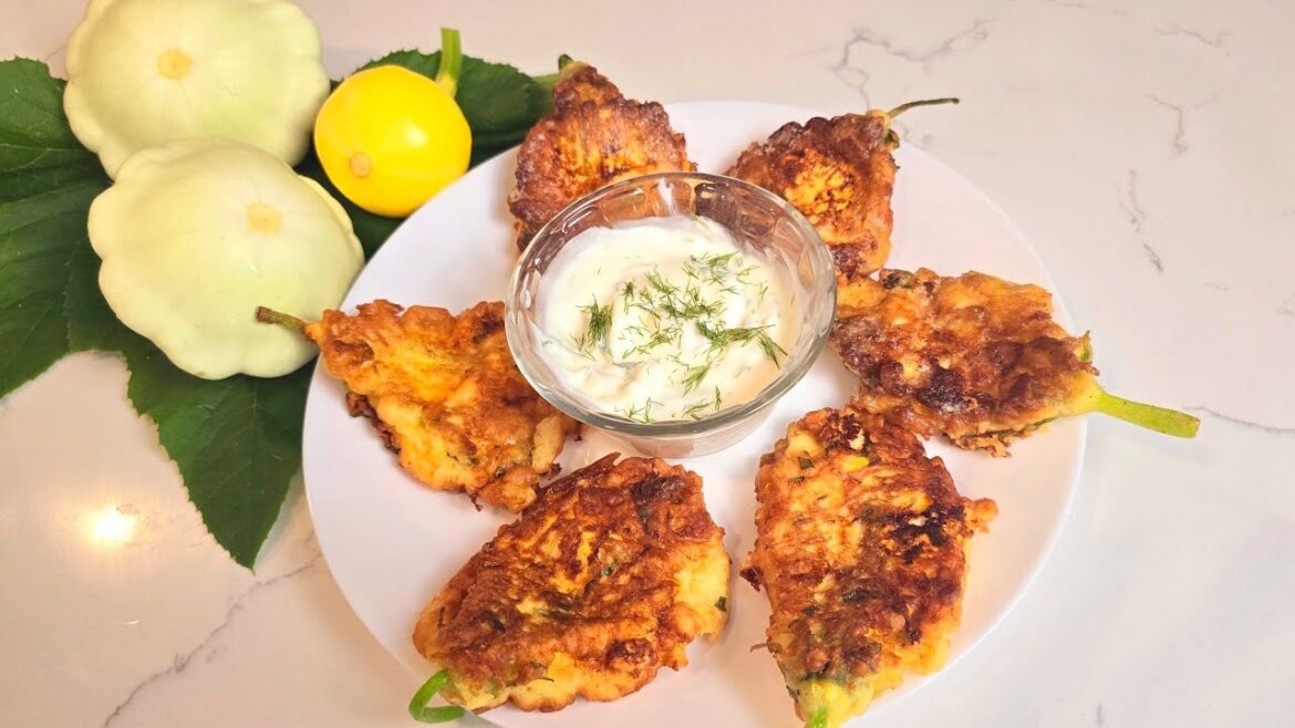 Cheesy, stuffed zucchini/squash flowers. Italy's favorite summer appetizer|Flori de dovlecei umplute