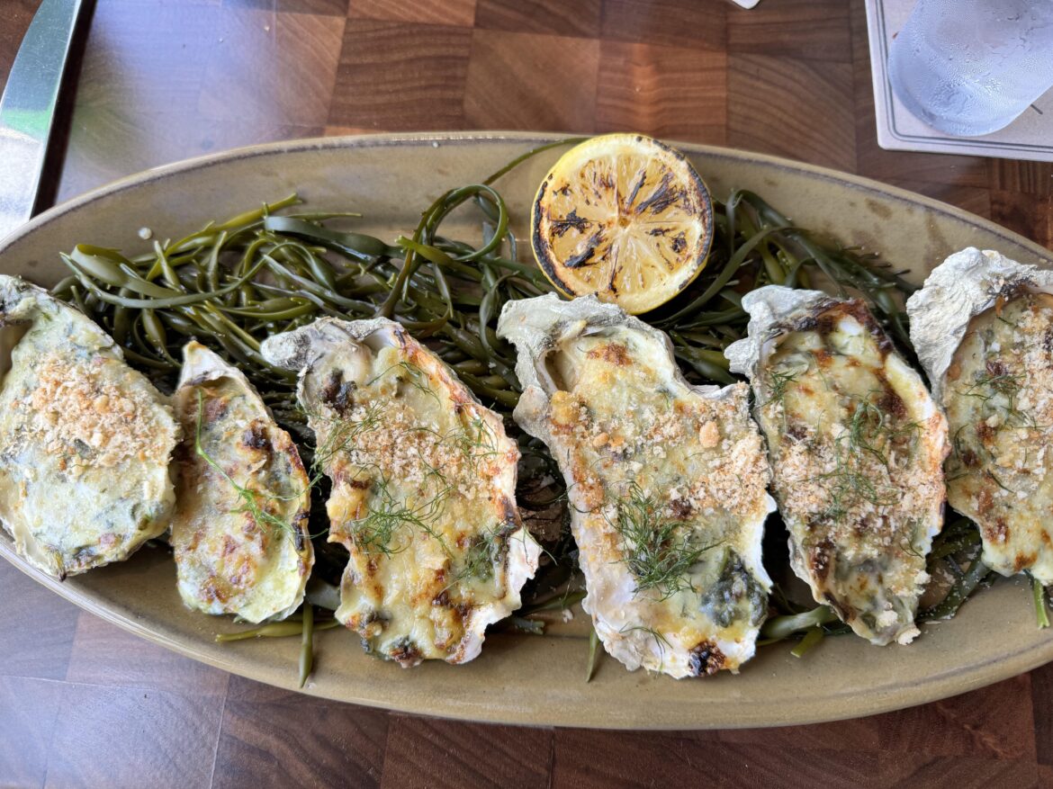 Had “Oysters Rockefeller” the other day in Santa Monica! Was delish : )