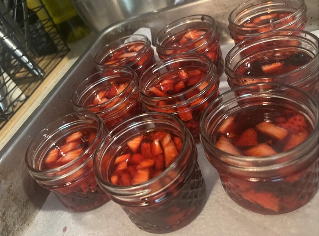 Under 20 cals fruit Jello cups!