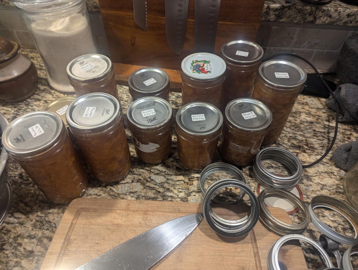 I love stone fruit season