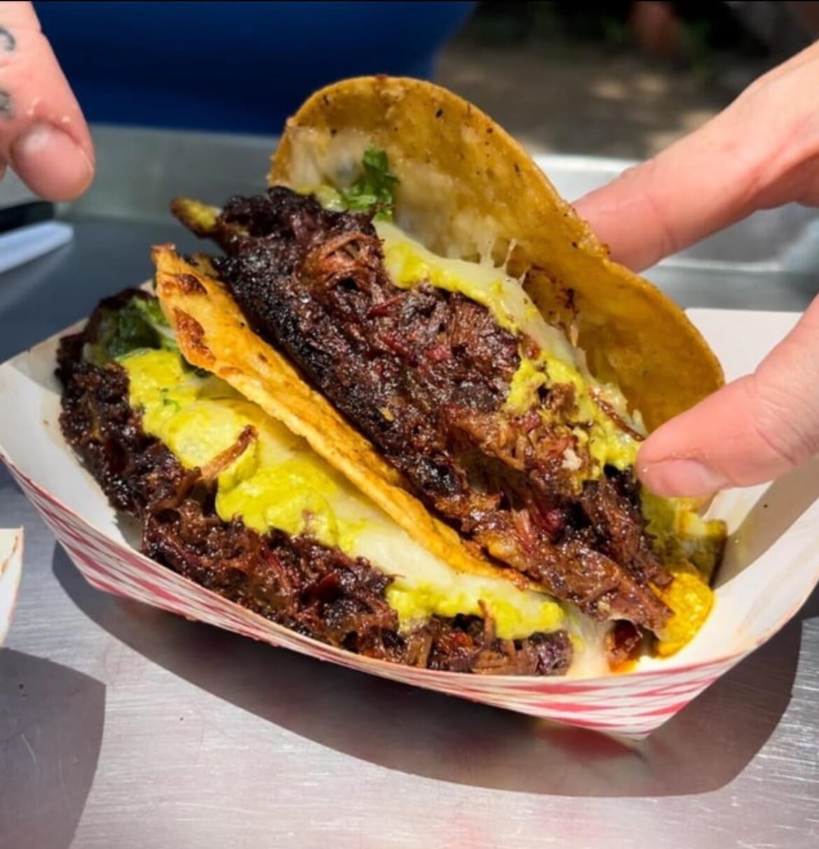 Rollin Smoke Barbacoa Tacos