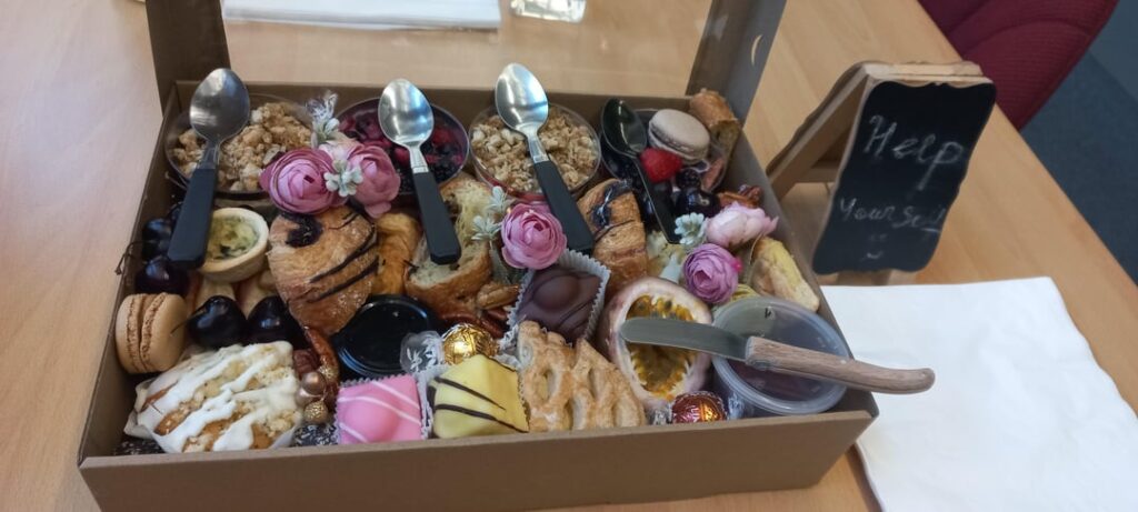 Before and After - A Brunch Box I made for work :)
