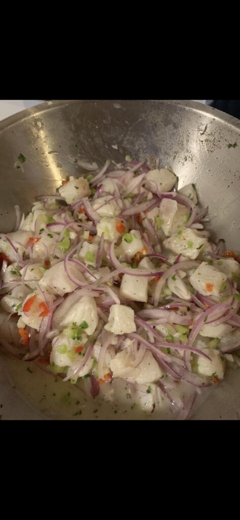 Chilean Sea Bass Ceviche for you Onionbois