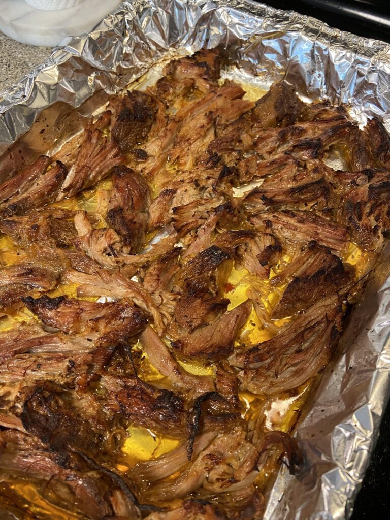 Follow up to my earlier post. Carnitas is done and was amazing!