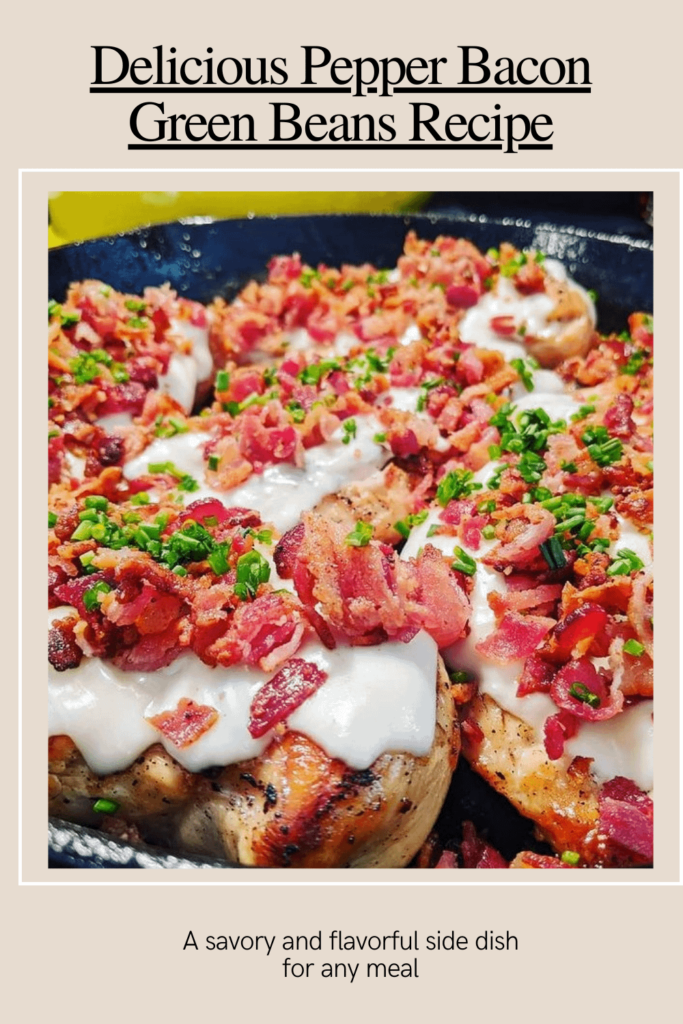 Pepper Bacon Green Beans