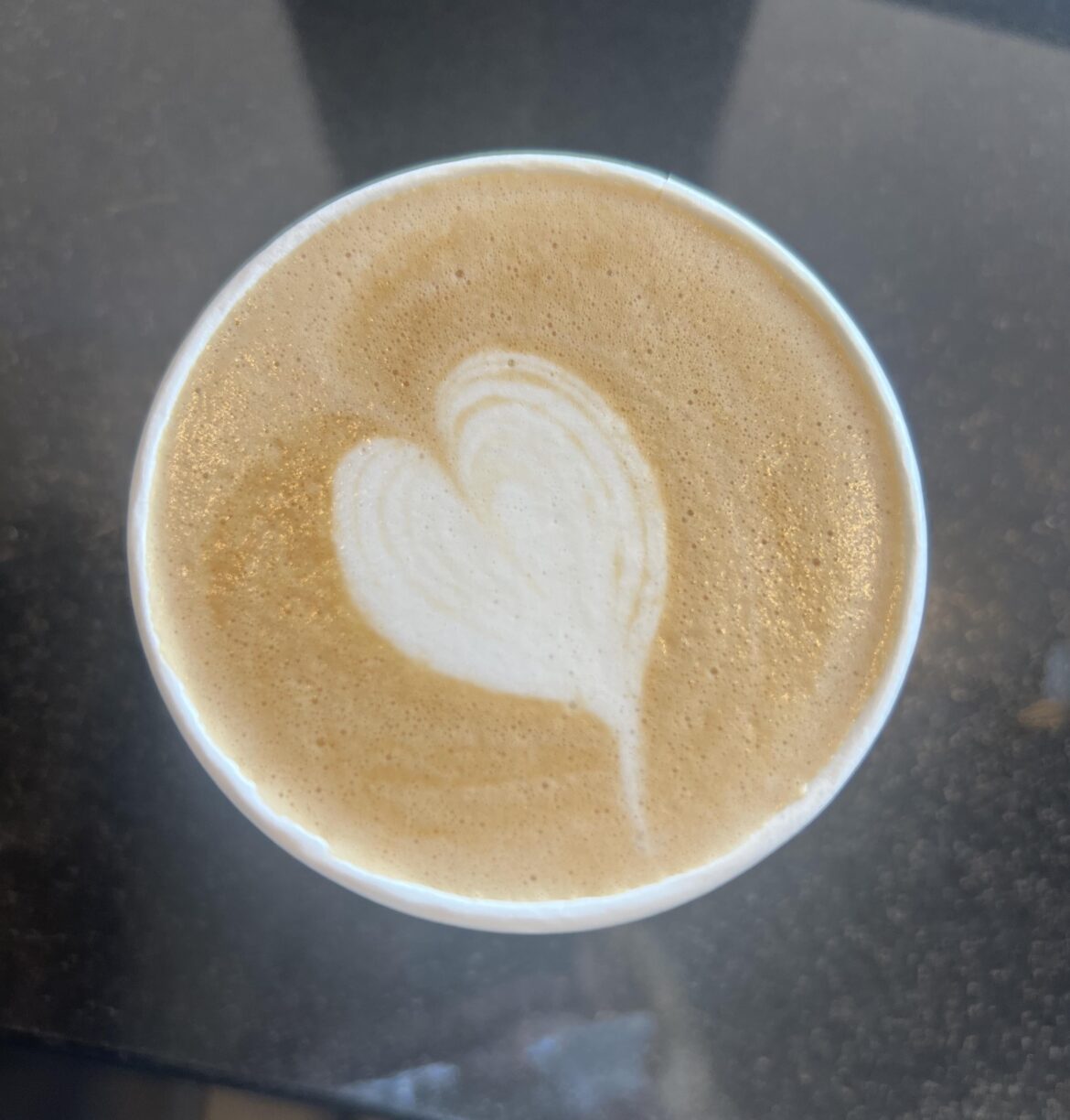 Just a smol heart on my cappuccino