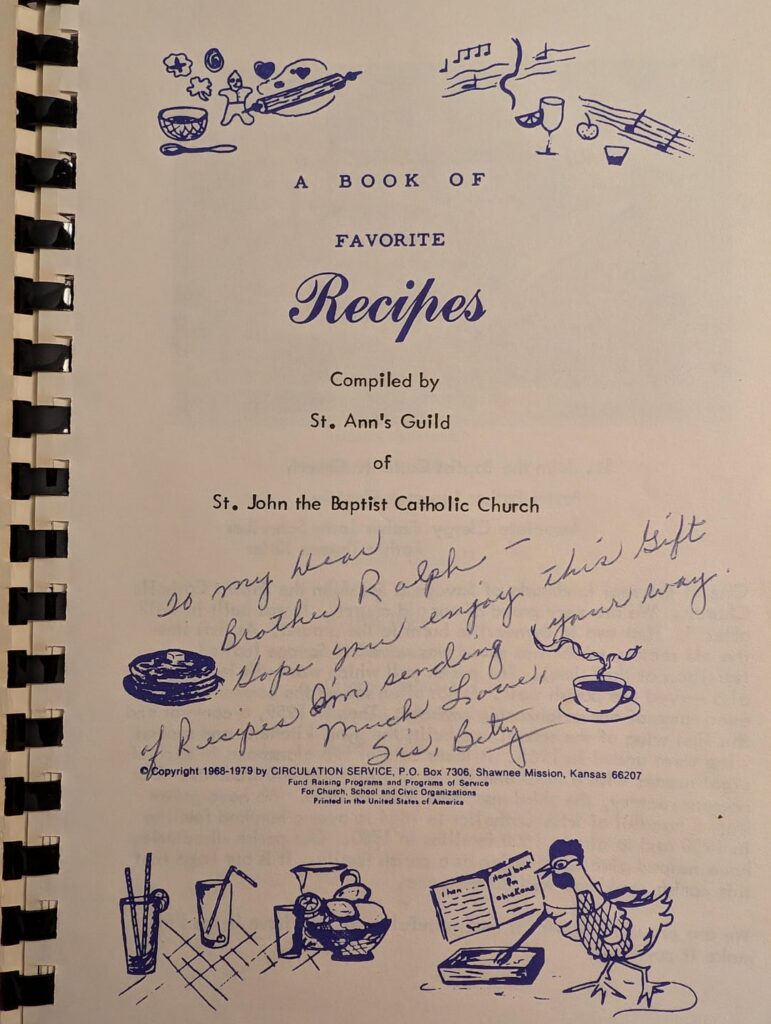 Cooking Collectables by St. Ann's Guild of St. John the Baptist Catholic Church