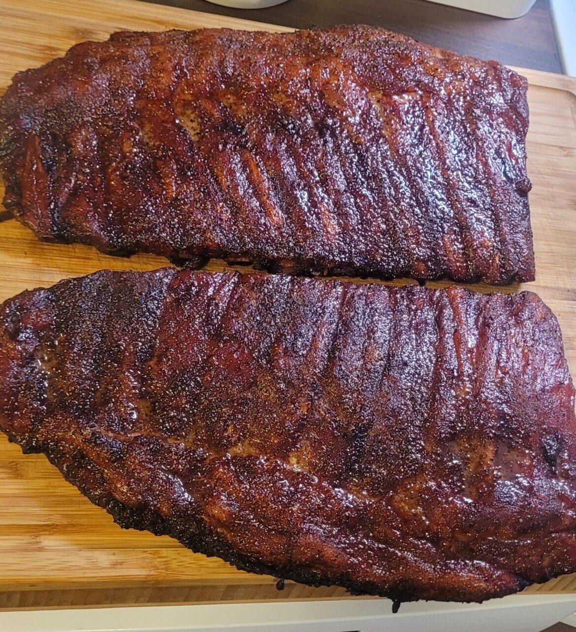 Got my first pellet smoker. This was first cook.