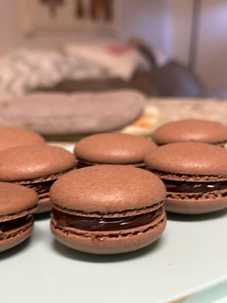 The most beautiful macaron shells I’ve made