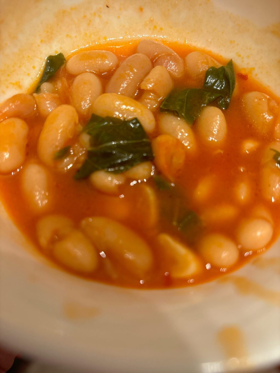 Italian White Beans In Tomato Sauce