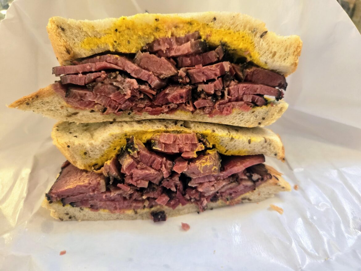 I heard Katz Deli has a 1 day pop up in LA today, so I went and ordered Langer's for lunch instead