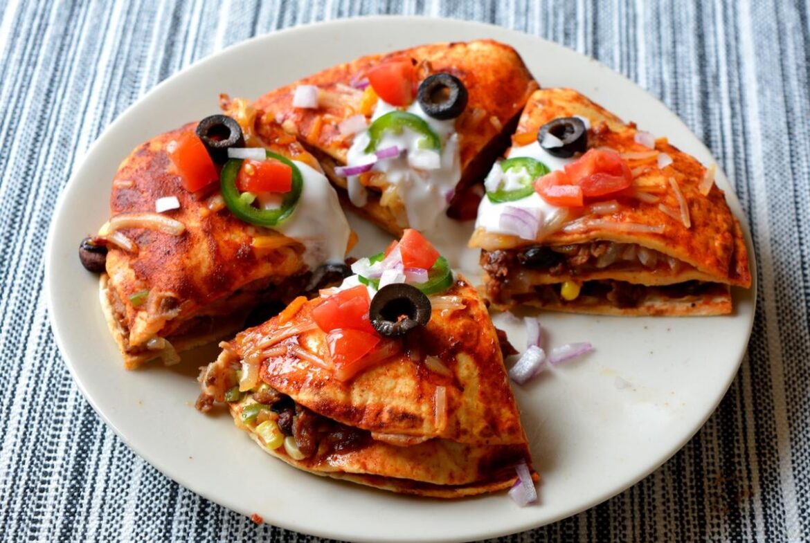 I made an enchilada stack! 392 Cal for entire plate.