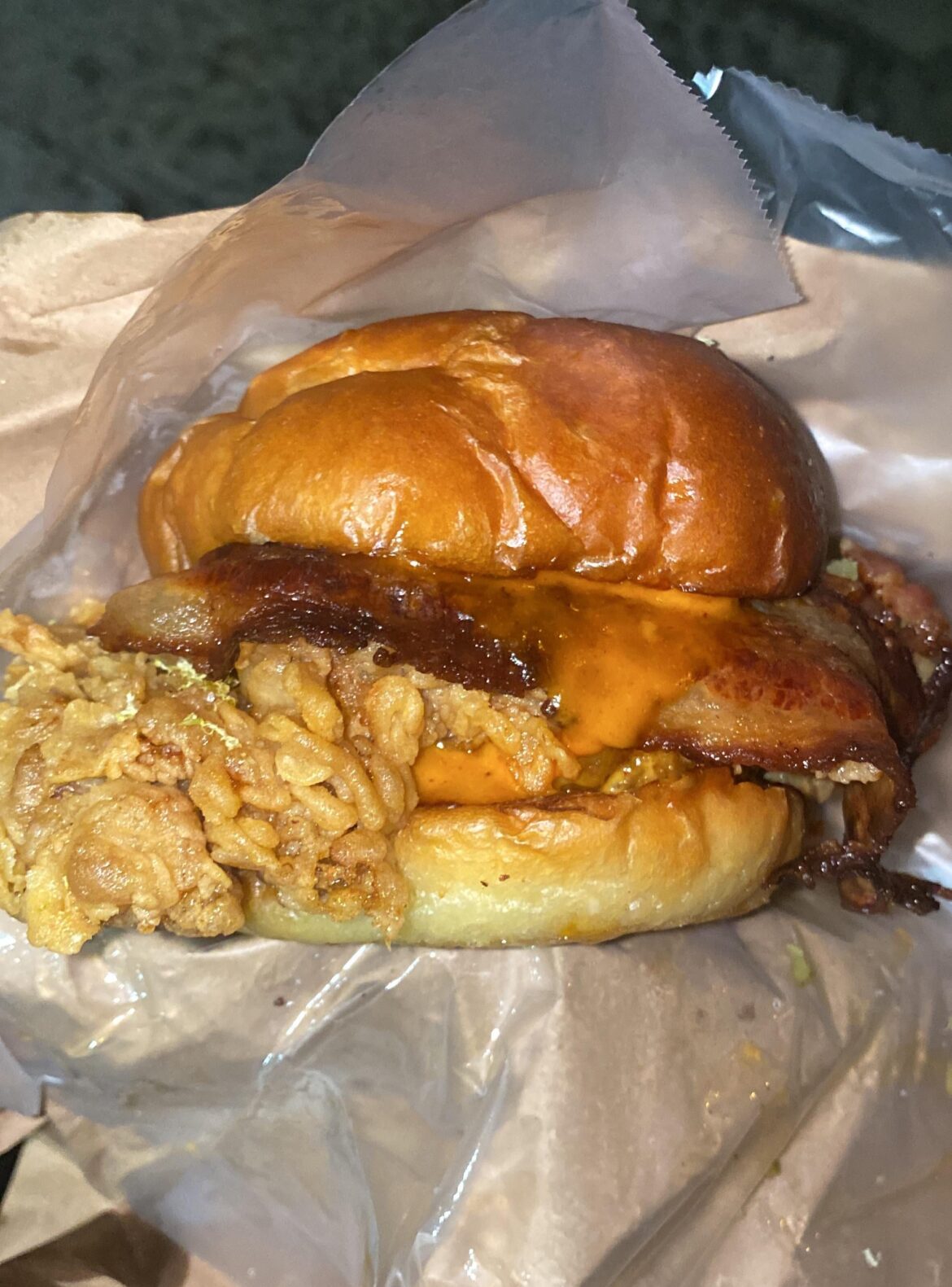 Best homemade fried chicken sandwich I ever had