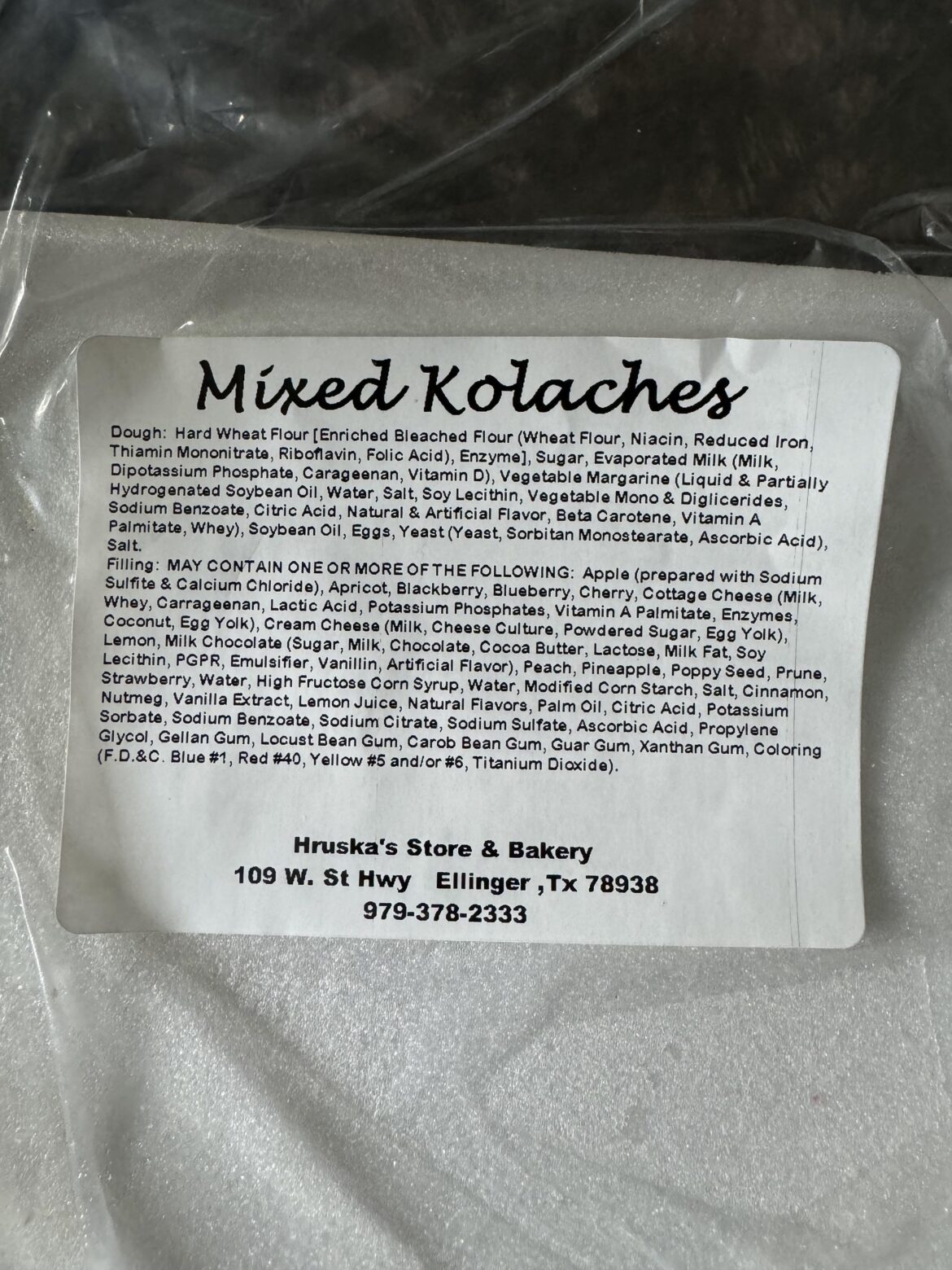 Where can I get the best kolaches that aren’t processed TF? Real butter I stead of margarine, no food coloring etc.